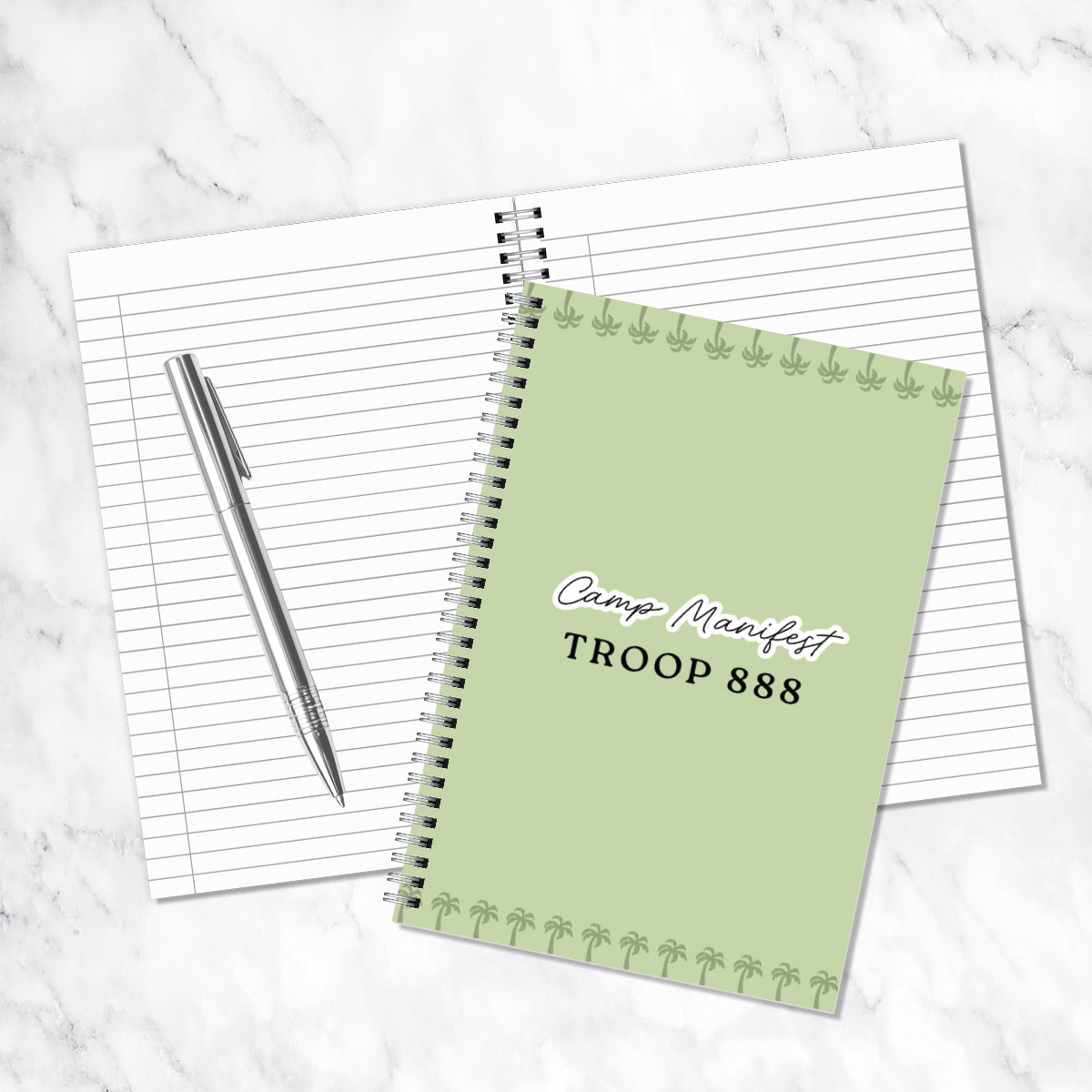 Camp Notebook & Sticker Sheet