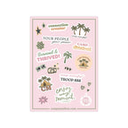 Camp Notebook & Sticker Sheet